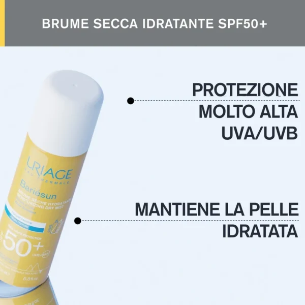 Uriage Bariésun Spray Solare Asciutto Corpo SPF50+ 200ml - immagine 3