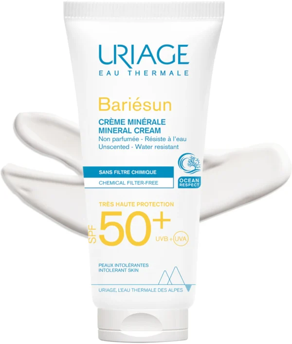 Uriage Bariésun Crema Minerale SPF50+ Pelle Sensibile 100ml
