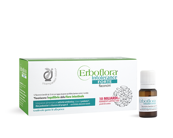 ERBOFLORA INTOLERANCE FORTE 12 flaconcini da 10 ml